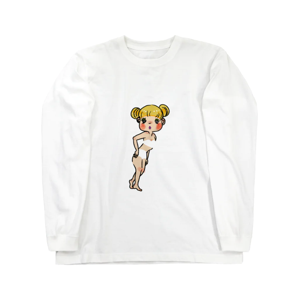 popokoroのキャっとガール Long Sleeve T-Shirt