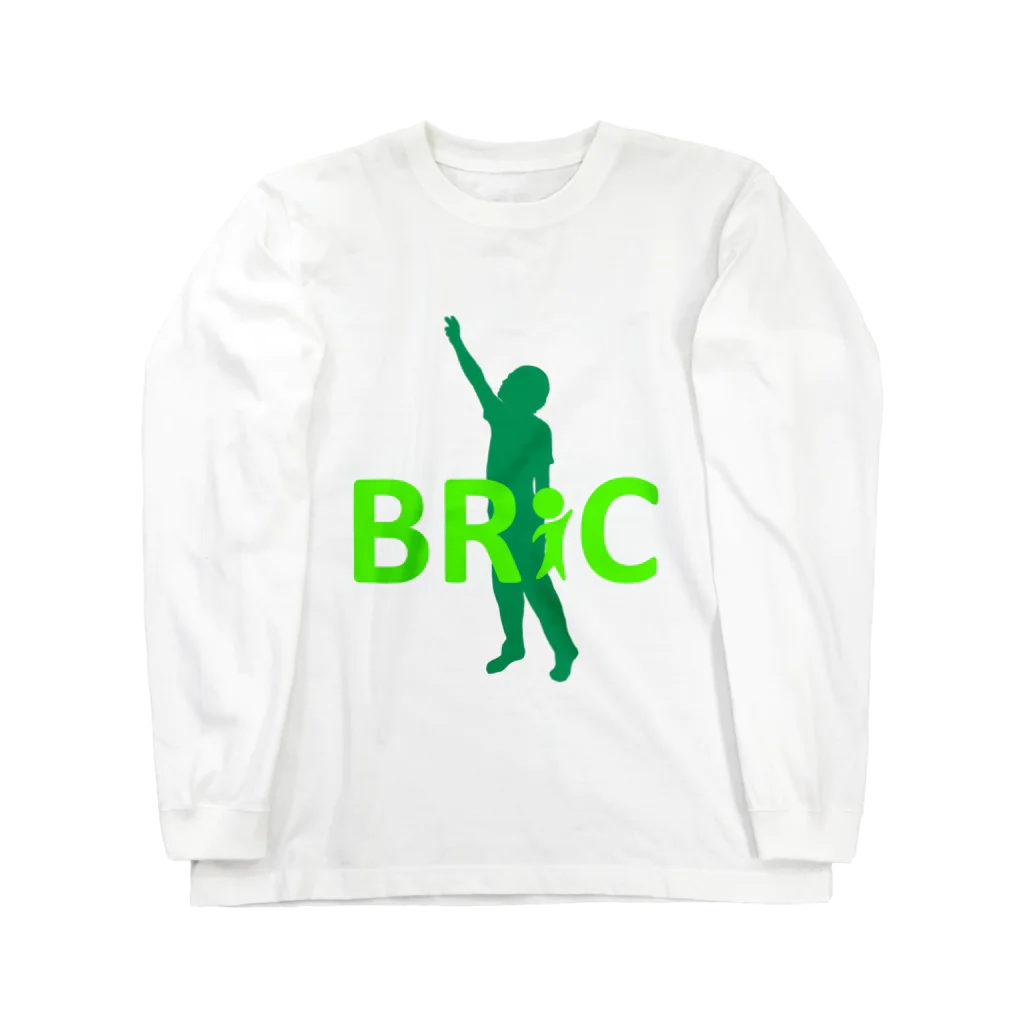 ブリっくん・ボバースキャンプショップのBRiC　OHR　グリーン ロングスリーブTシャツ