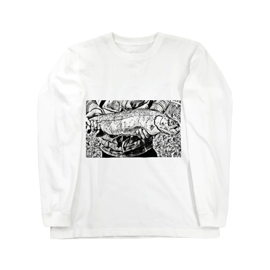 chibita02の誰でも大物フィッシャーマン Long Sleeve T-Shirt