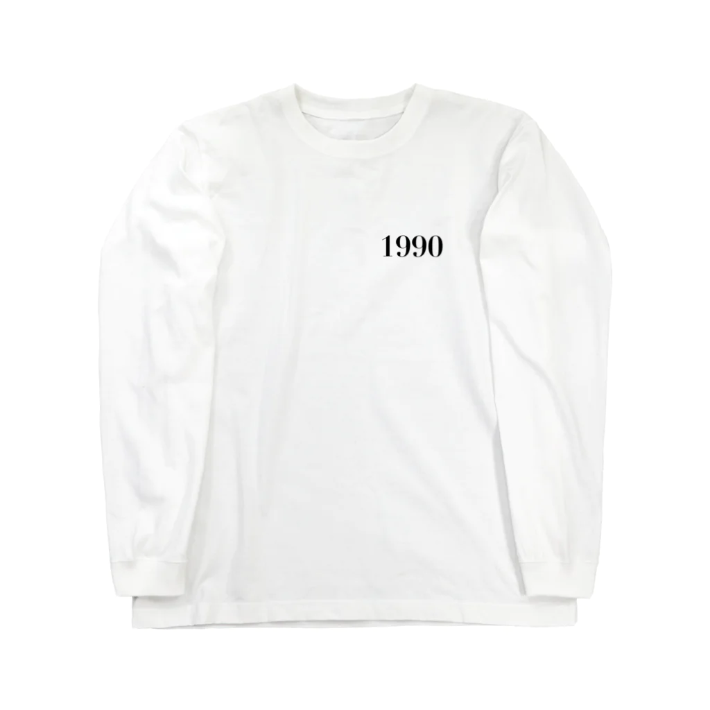 1990_のborn in 1990 ロングスリーブTシャツ