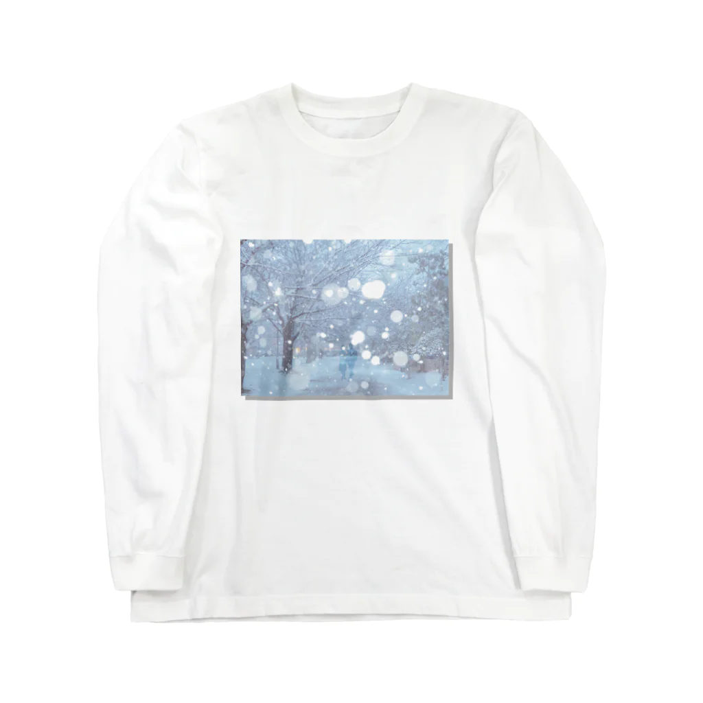 私が見た景色、作ったものの雪の恋人 ロングスリーブTシャツ