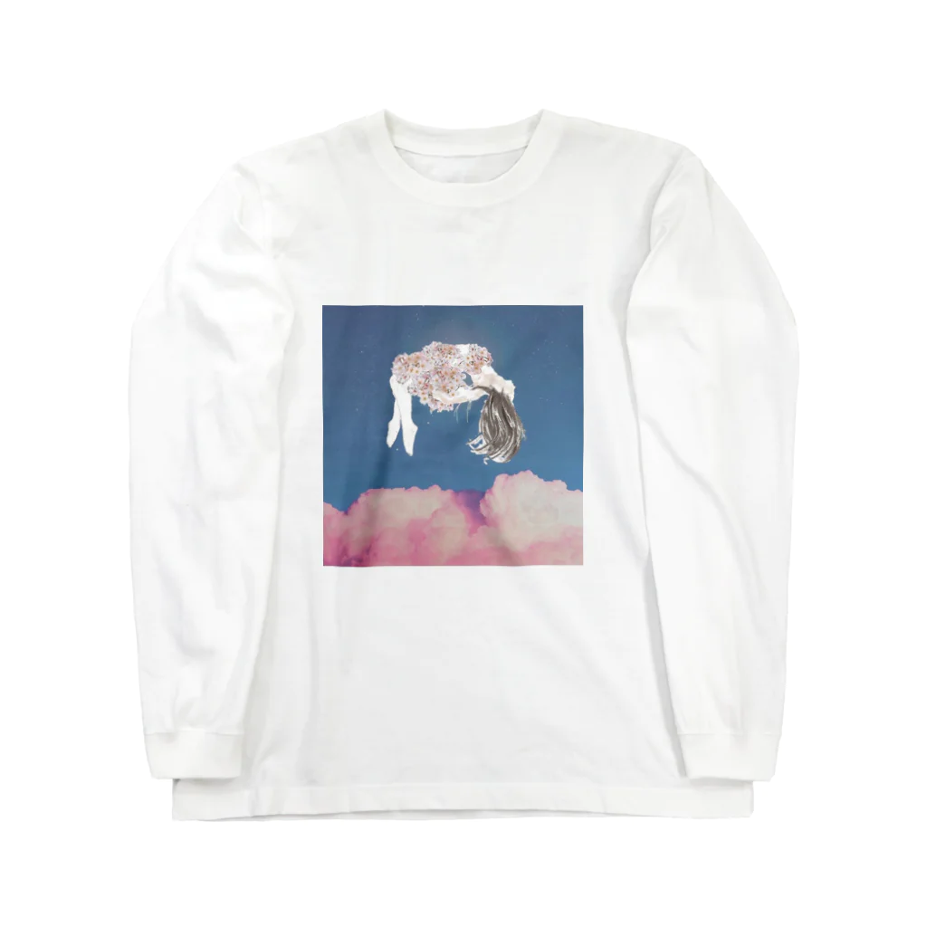 八重洲やえの桜夜 Long Sleeve T-Shirt