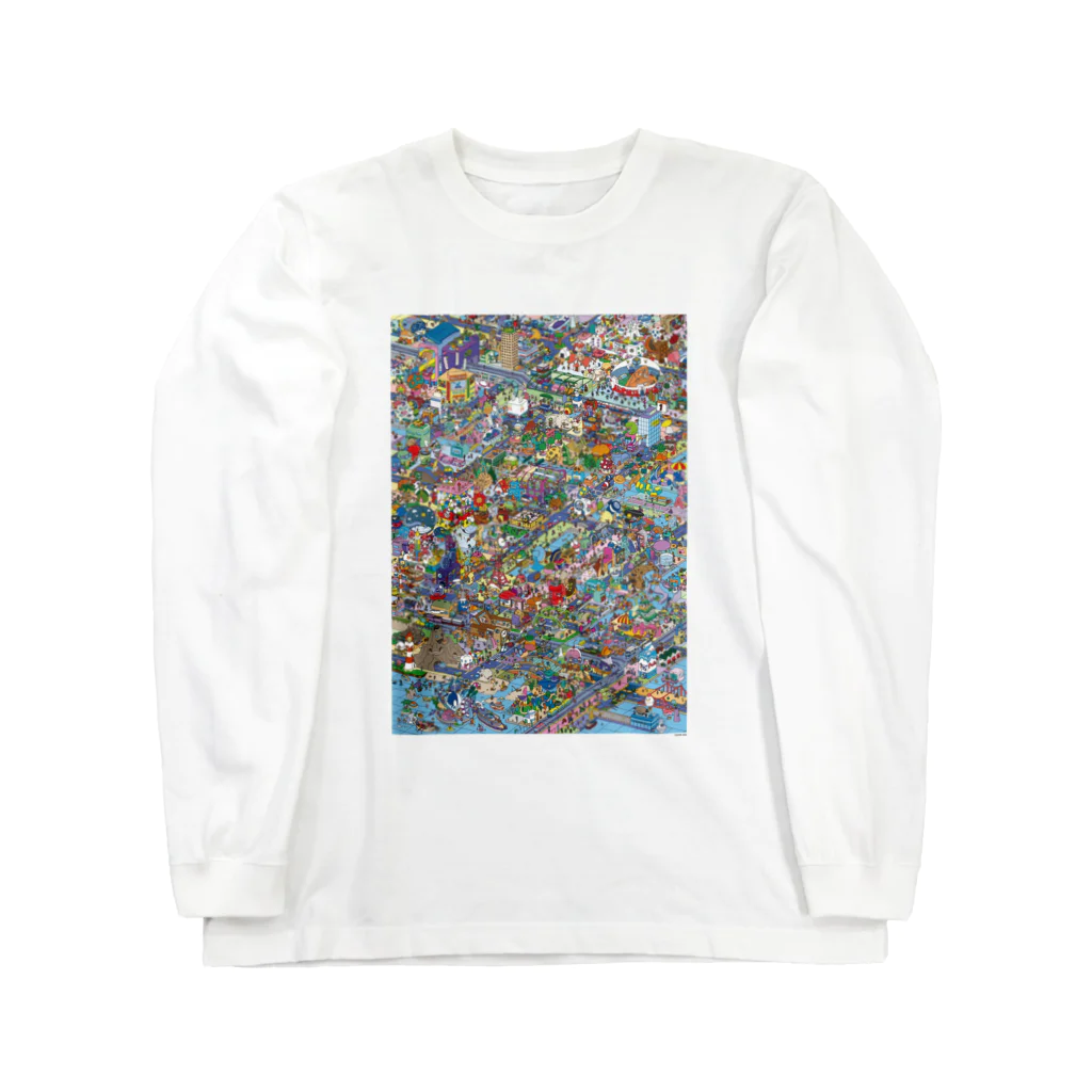 ノダタカヒロのぼくのまち Long Sleeve T-Shirt