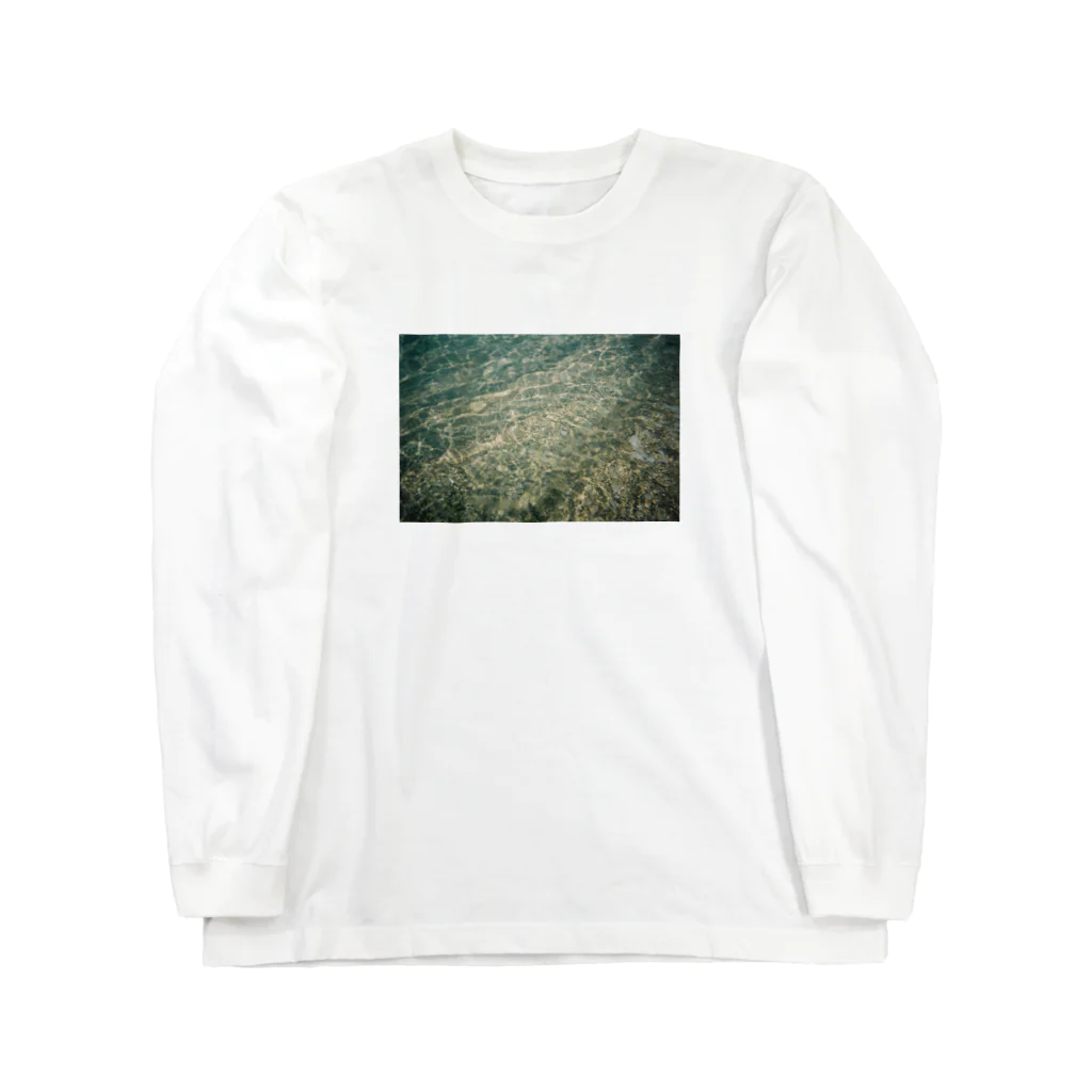 うたたねの初めてのひとり旅であった海 Long Sleeve T-Shirt