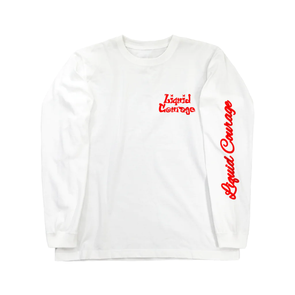 Liquid Courage officialのビールくん L/S Long Sleeve T-Shirt