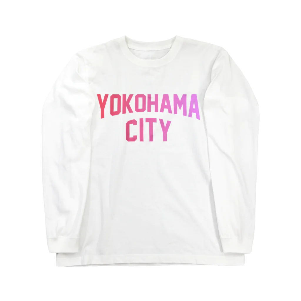 JIMOTO Wear Local Japanの横浜市 YOKOHAMA CITY ロングスリーブTシャツ