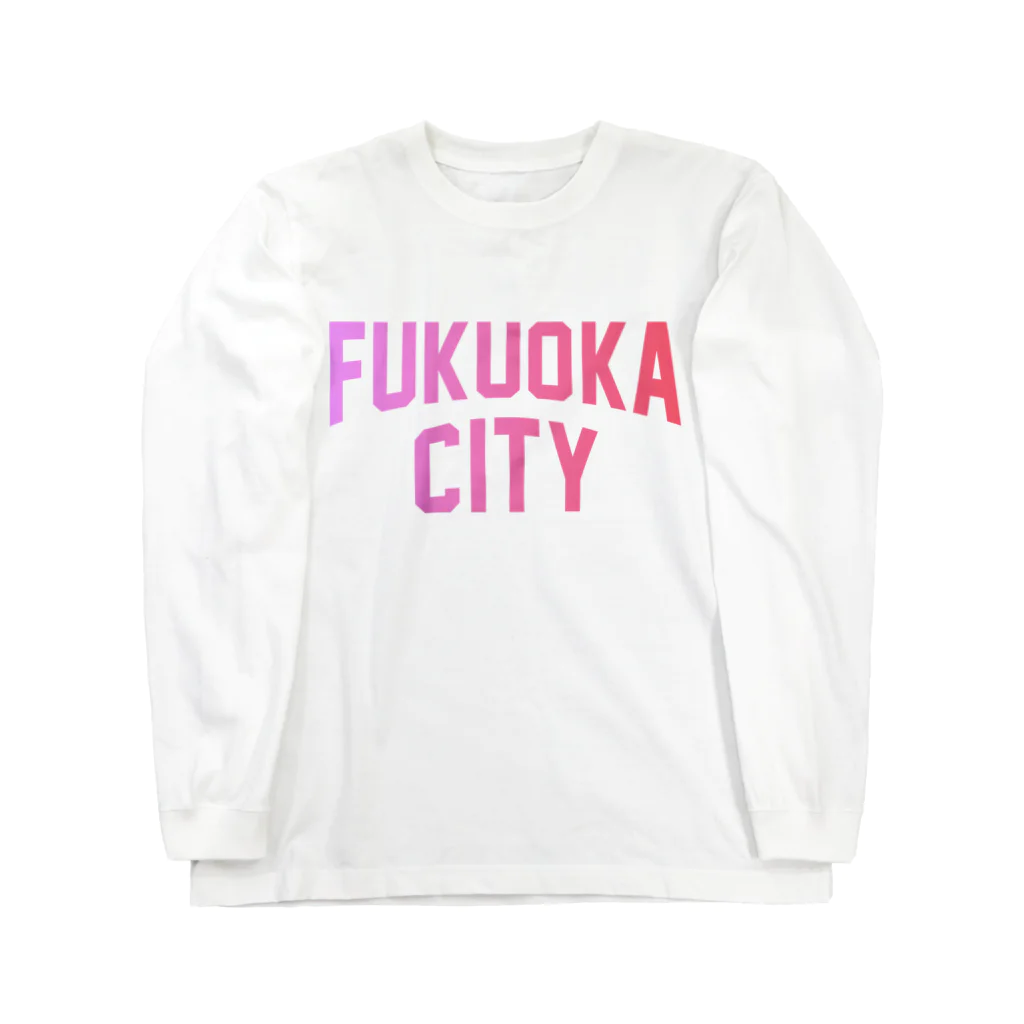 JIMOTOE Wear Local Japanの福岡市 FUKUOKA CITY ロングスリーブTシャツ