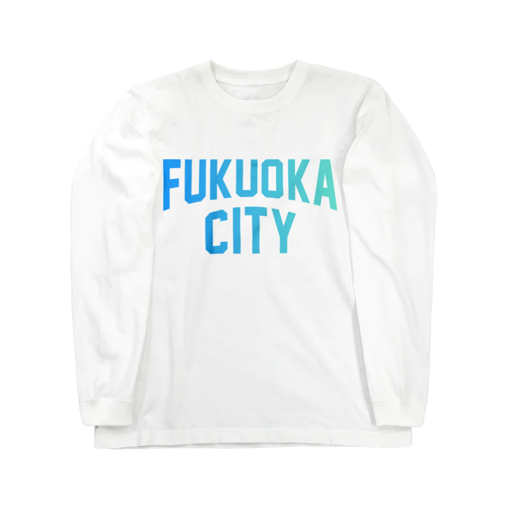 JIMOTO Wear Local Japanの福岡市 FUKUOKA CITY ロングスリーブTシャツ