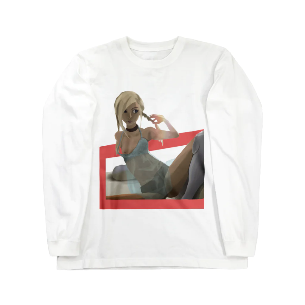 可愛い女の子職人vent4444の後光 Long Sleeve T-Shirt