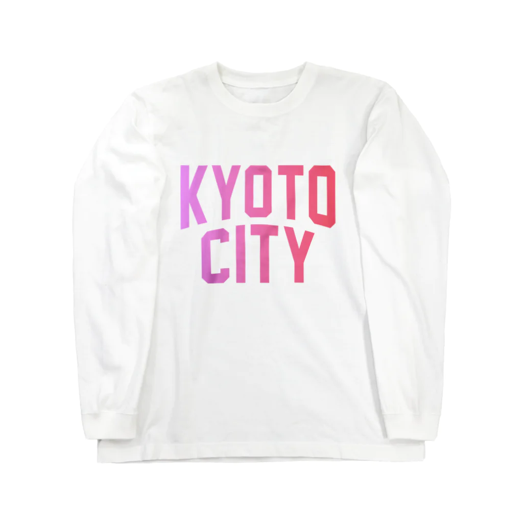 JIMOTO Wear Local Japanの京都市 KYOTO CITY ロングスリーブTシャツ
