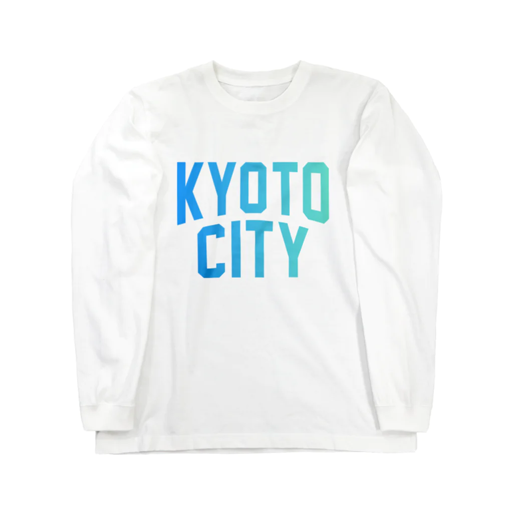 JIMOTO Wear Local Japanの 京都市 KYOTO CITY ロングスリーブTシャツ