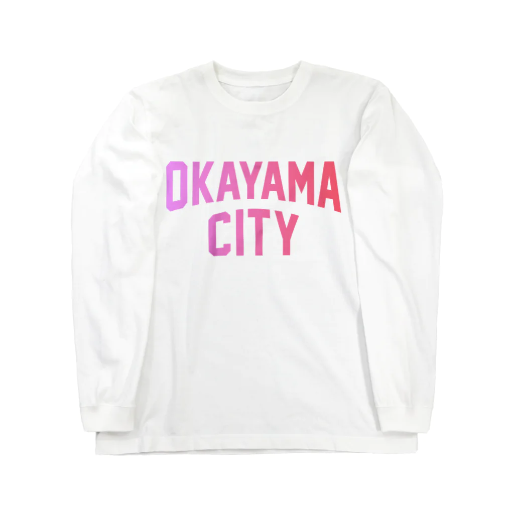 JIMOTOE Wear Local Japanの岡山市 OKAYAMA CITY Long Sleeve T-Shirt