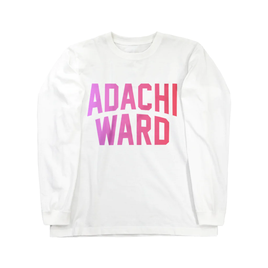 JIMOTO Wear Local Japanの足立区 ADACHI WARD Long Sleeve T-Shirt