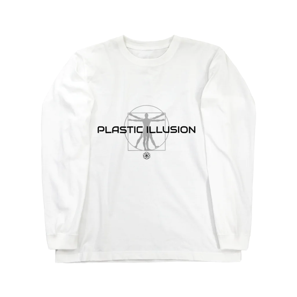 Stay On Top ApparelのPlastic Illusion - プラスチック錯覚  ロングスリーブTシャツ