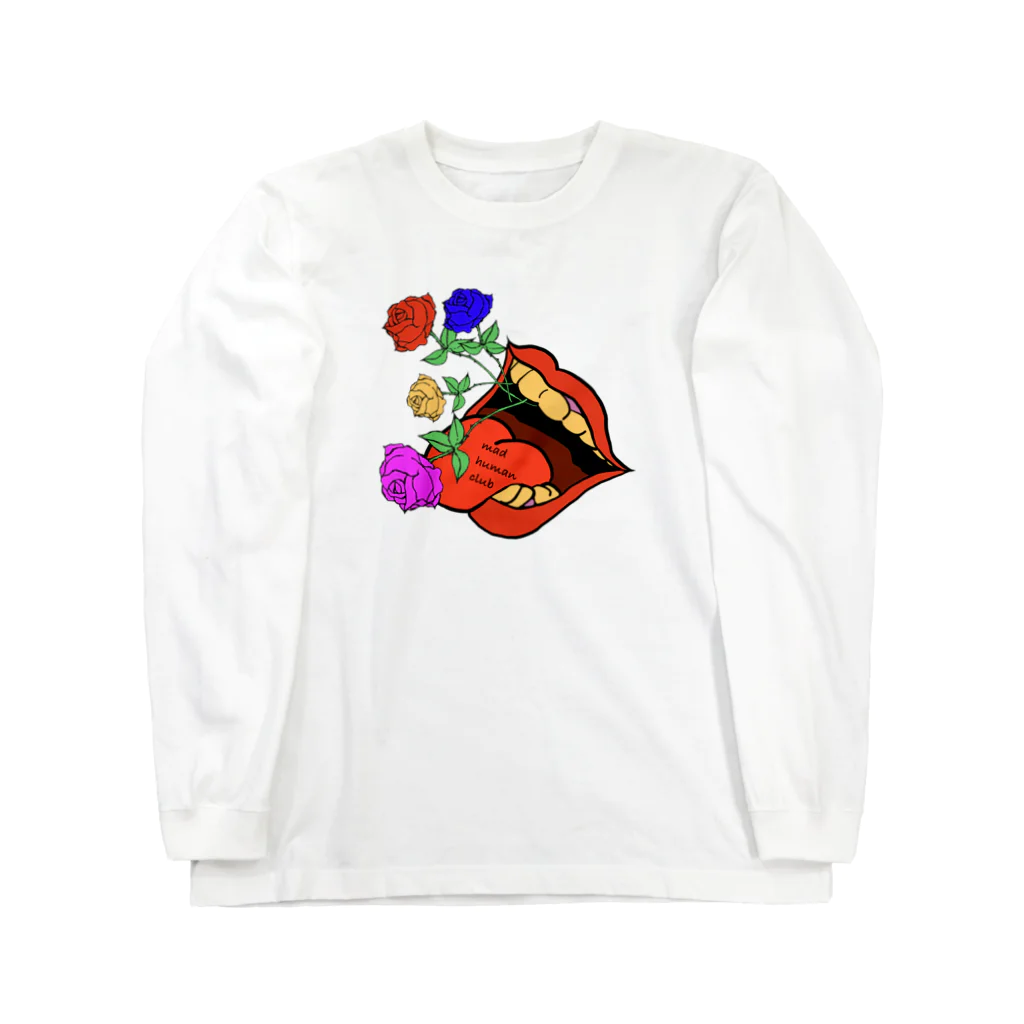 m.h.cのlip flower  Long Sleeve T-Shirt