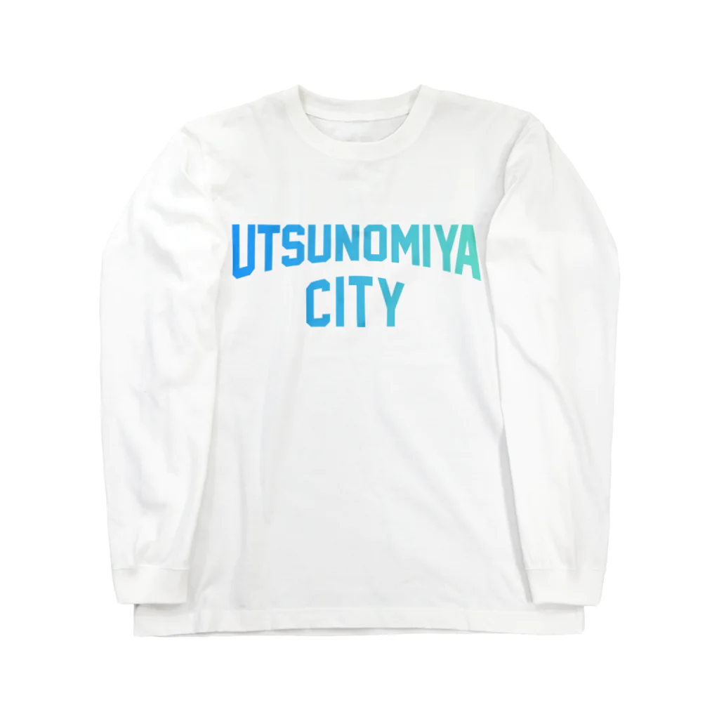 JIMOTO Wear Local Japanの宇都宮市 UTSUNOMIYA CITY Long Sleeve T-Shirt