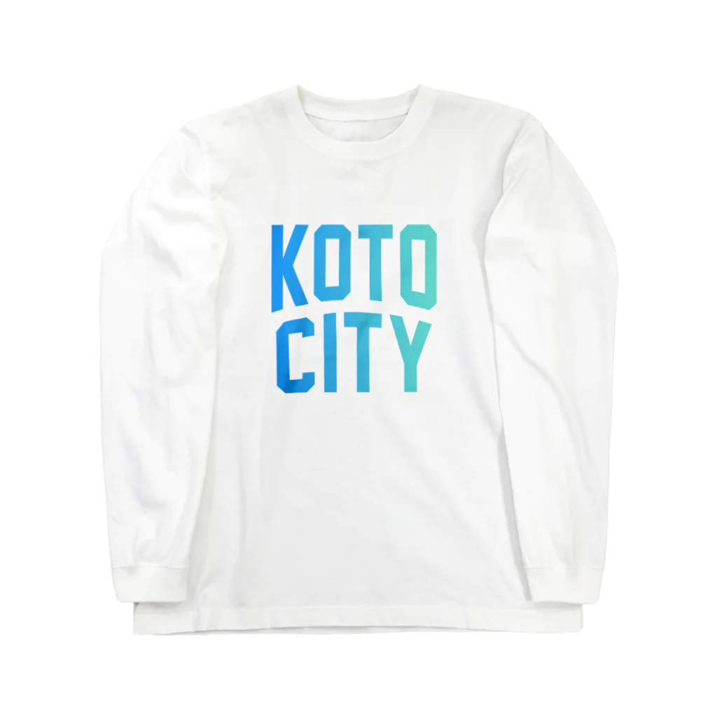 JIMOTOE Wear Local Japanの江東市 KOTO CITY Long Sleeve T-Shirt