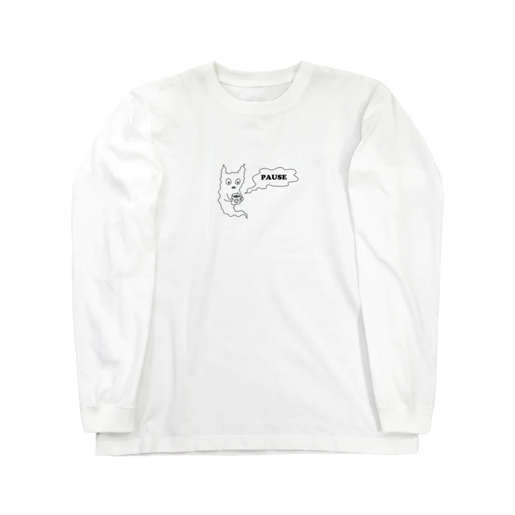 sinoop2 STOREのゴースト休憩中 Long Sleeve T-Shirt