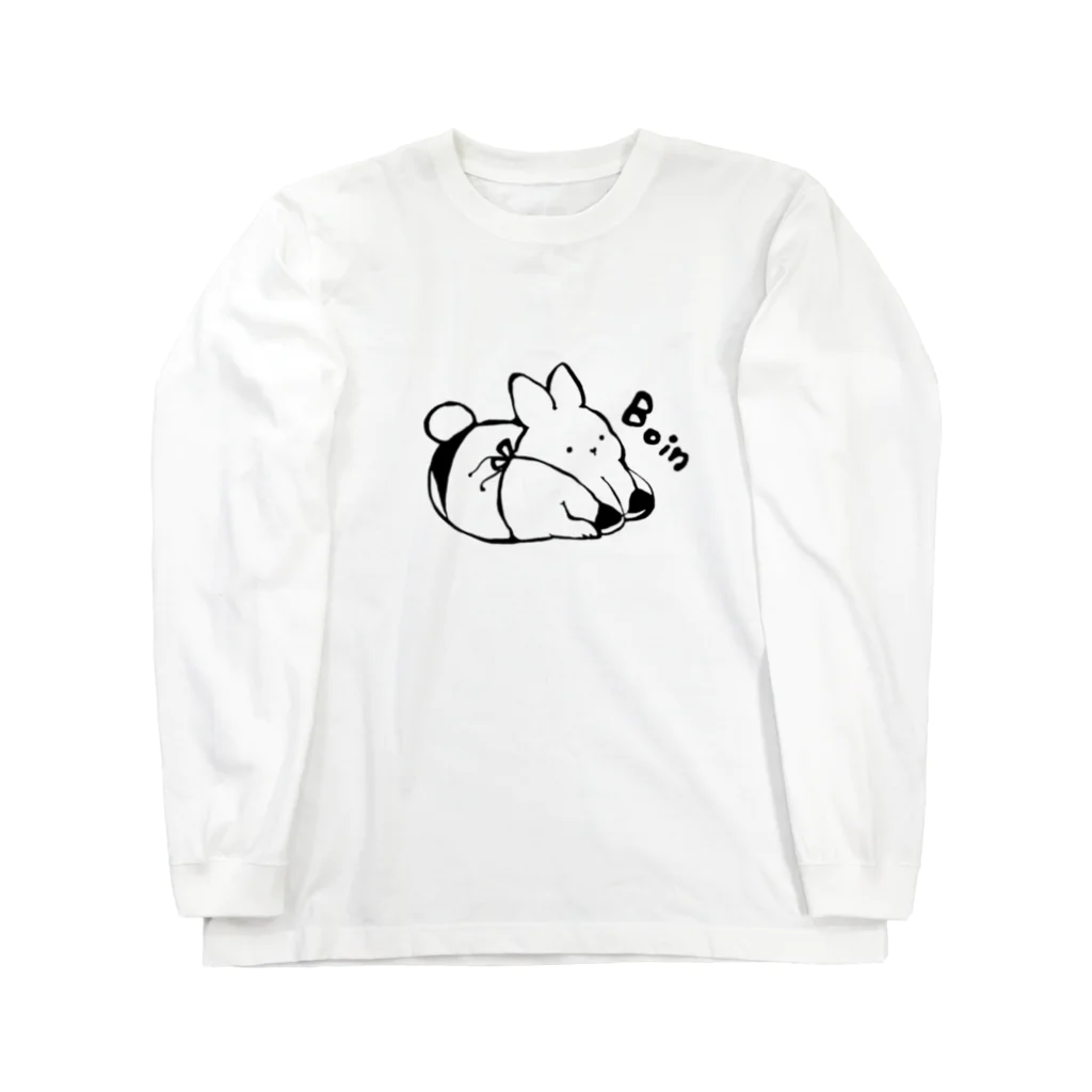 Yの字うさぎのBoinうさぱい ロングスリーブTシャツ