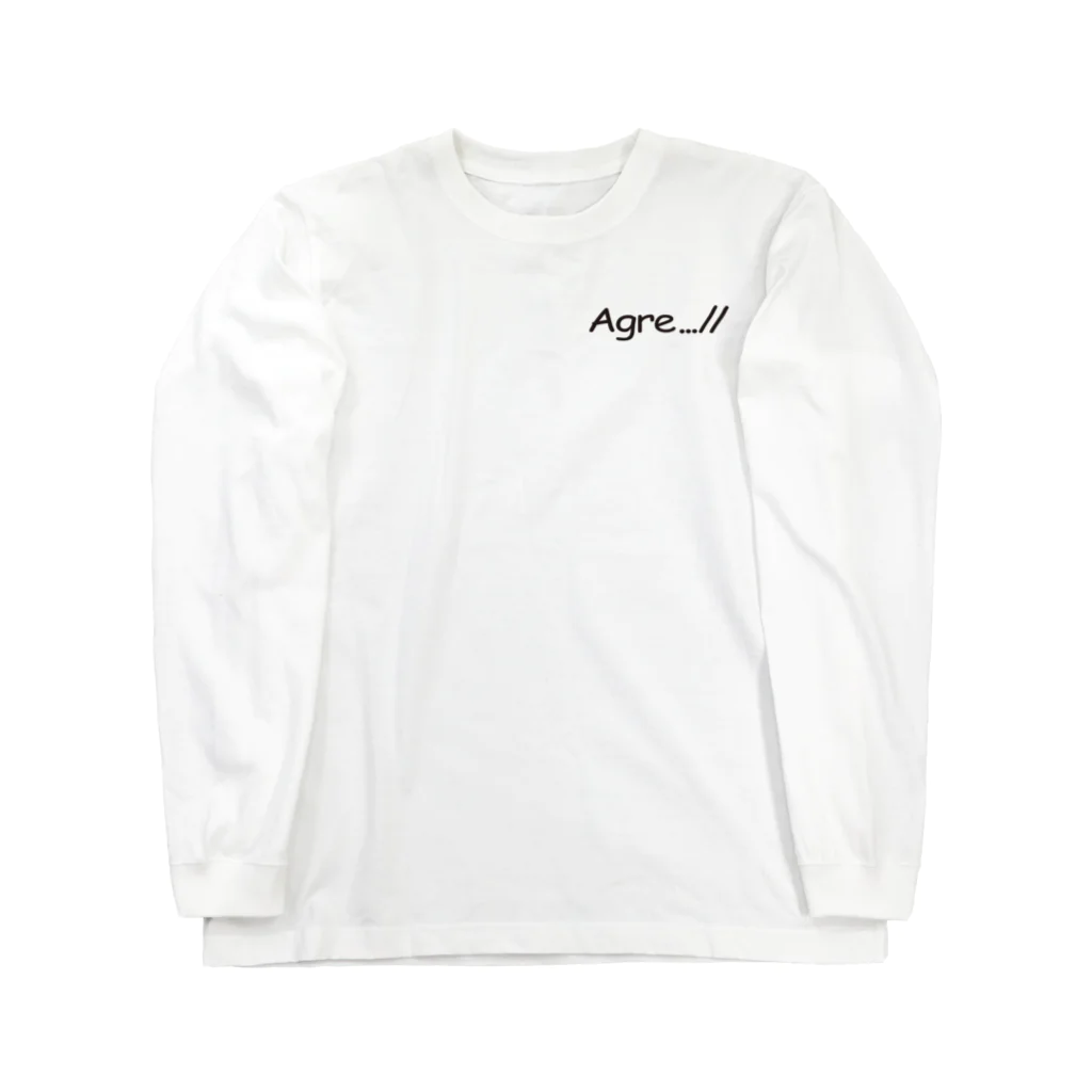 Agre...//のAgre...//Simple Long Sleeve T-Shirt