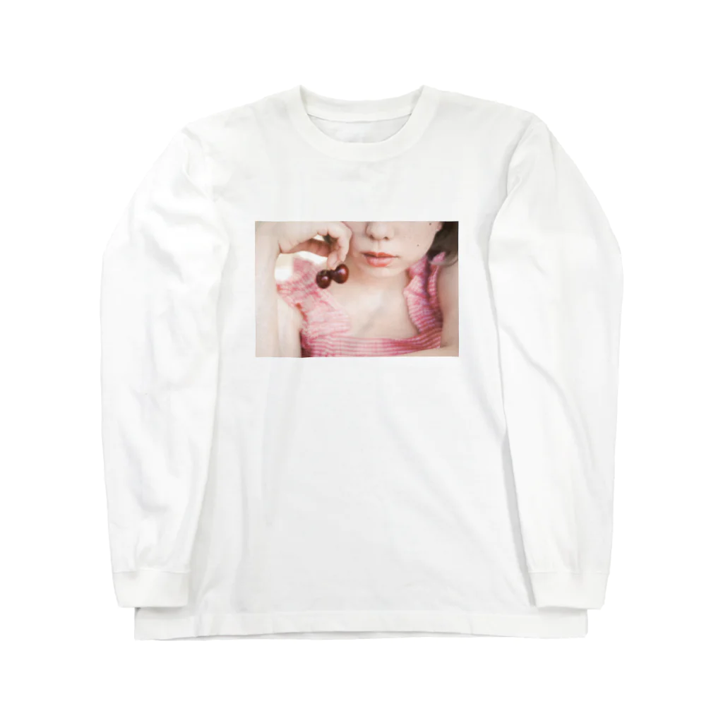 季微　k i b iのさくらんぼ Long Sleeve T-Shirt