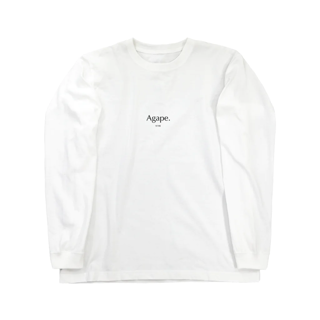 Agape.のAgape.original logo item Long Sleeve T-Shirt