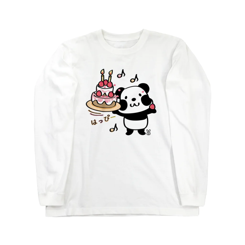 イラスト MONYAAT のkyu13ズレぱんだちゃんのはっぴー Long Sleeve T-Shirt