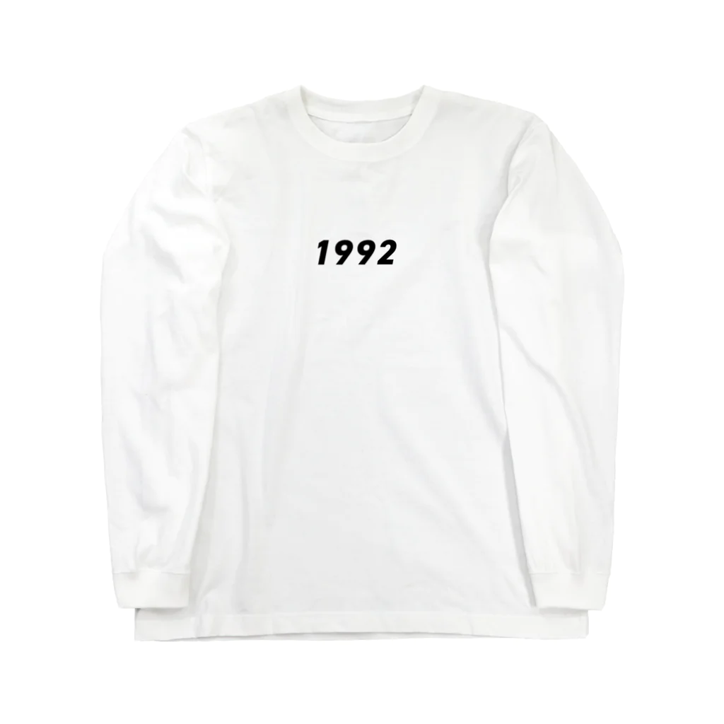 shimejiiiiiの西暦「1992」 ロングスリーブTシャツ