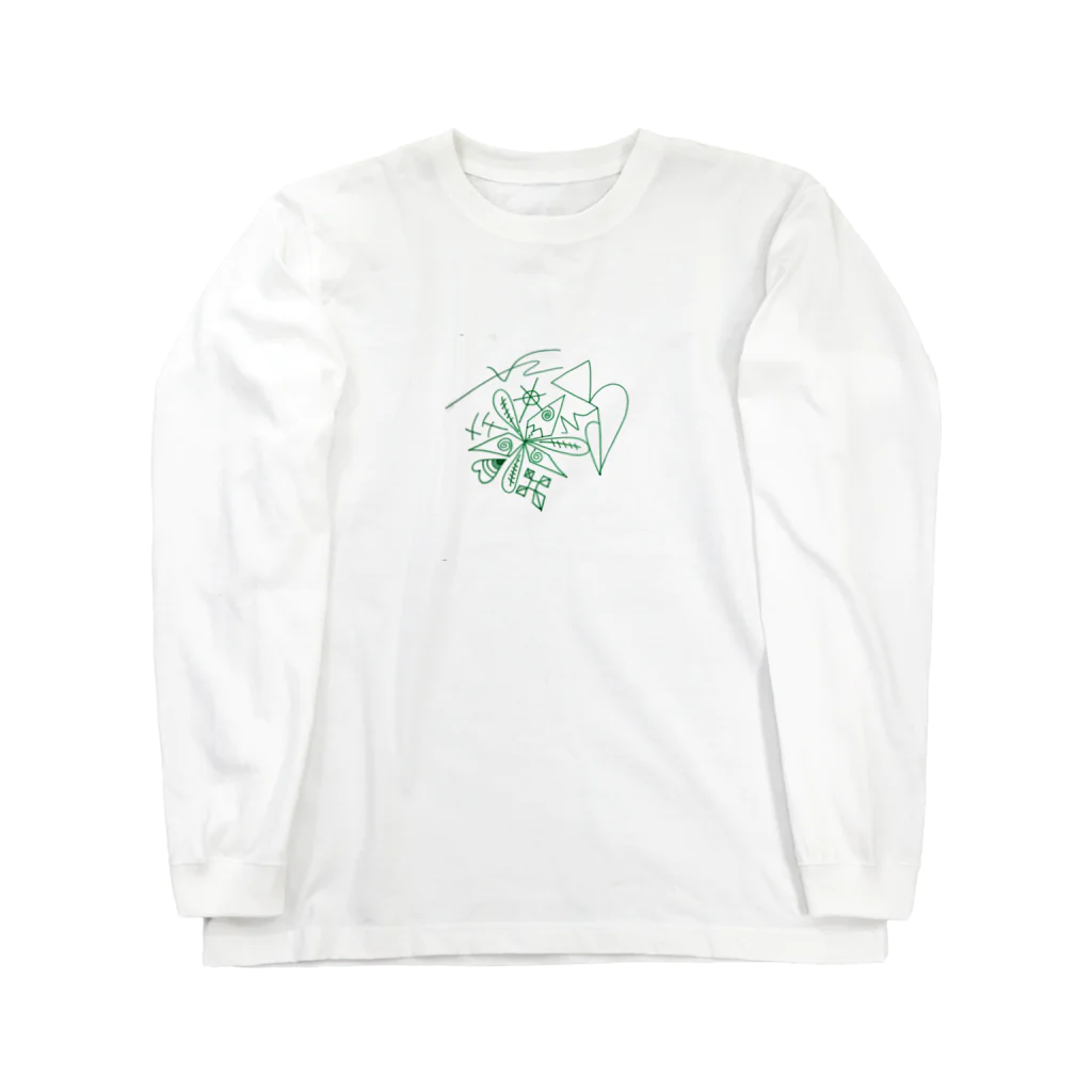 雪んコのpeace ロングスリーブTシャツ