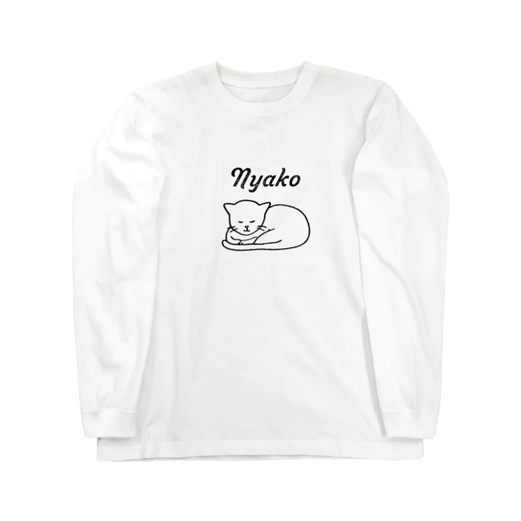 PUZZLE Online ShopのNyako ロングスリーブTシャツ