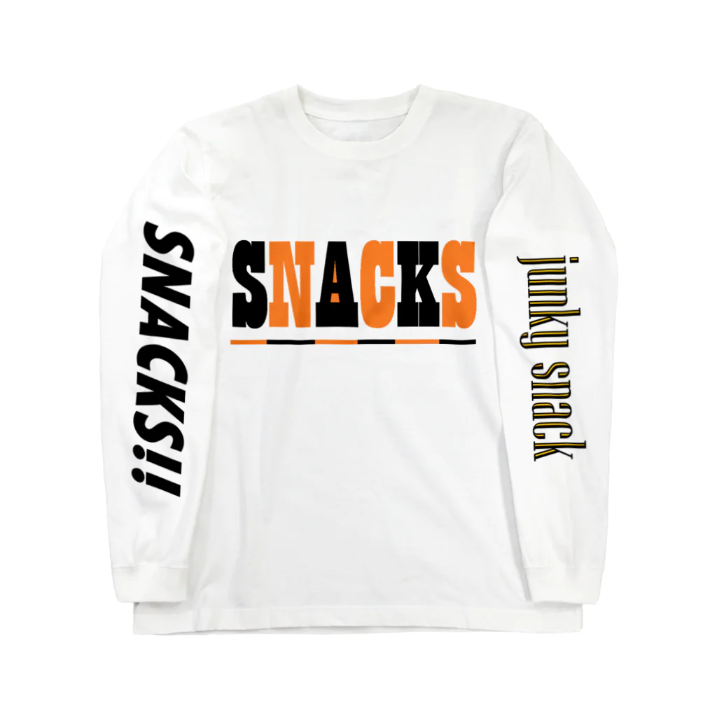 SNACKSのロゴミックス　s－１（001→004） ロングスリーブTシャツ