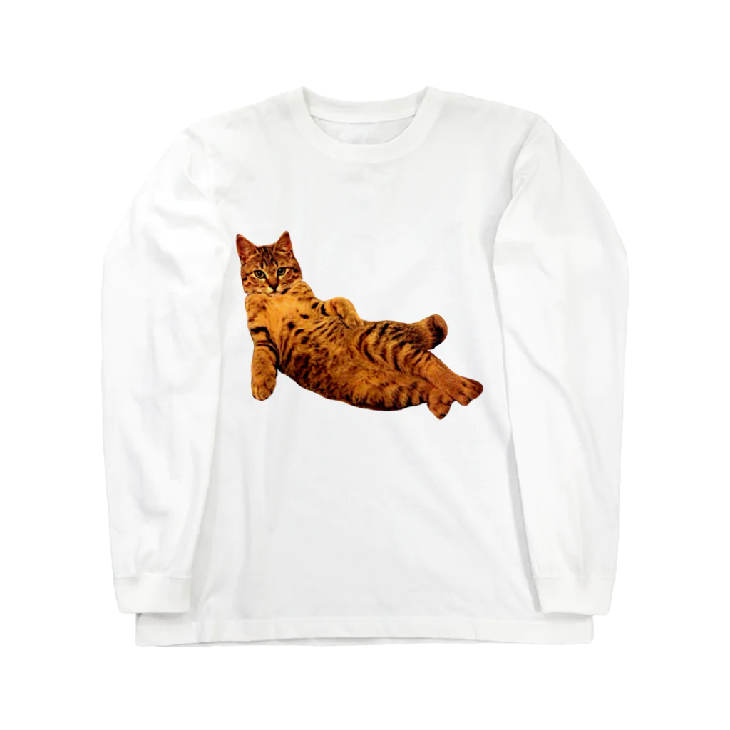 Elegant CatのElegant Cat ① ロングスリーブTシャツ