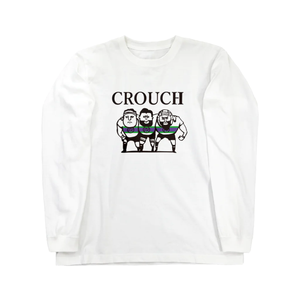 b.n.d [街中でもラグビーを！]バインドの【ラグビー / Rugby】 CROUCH Long Sleeve T-Shirt