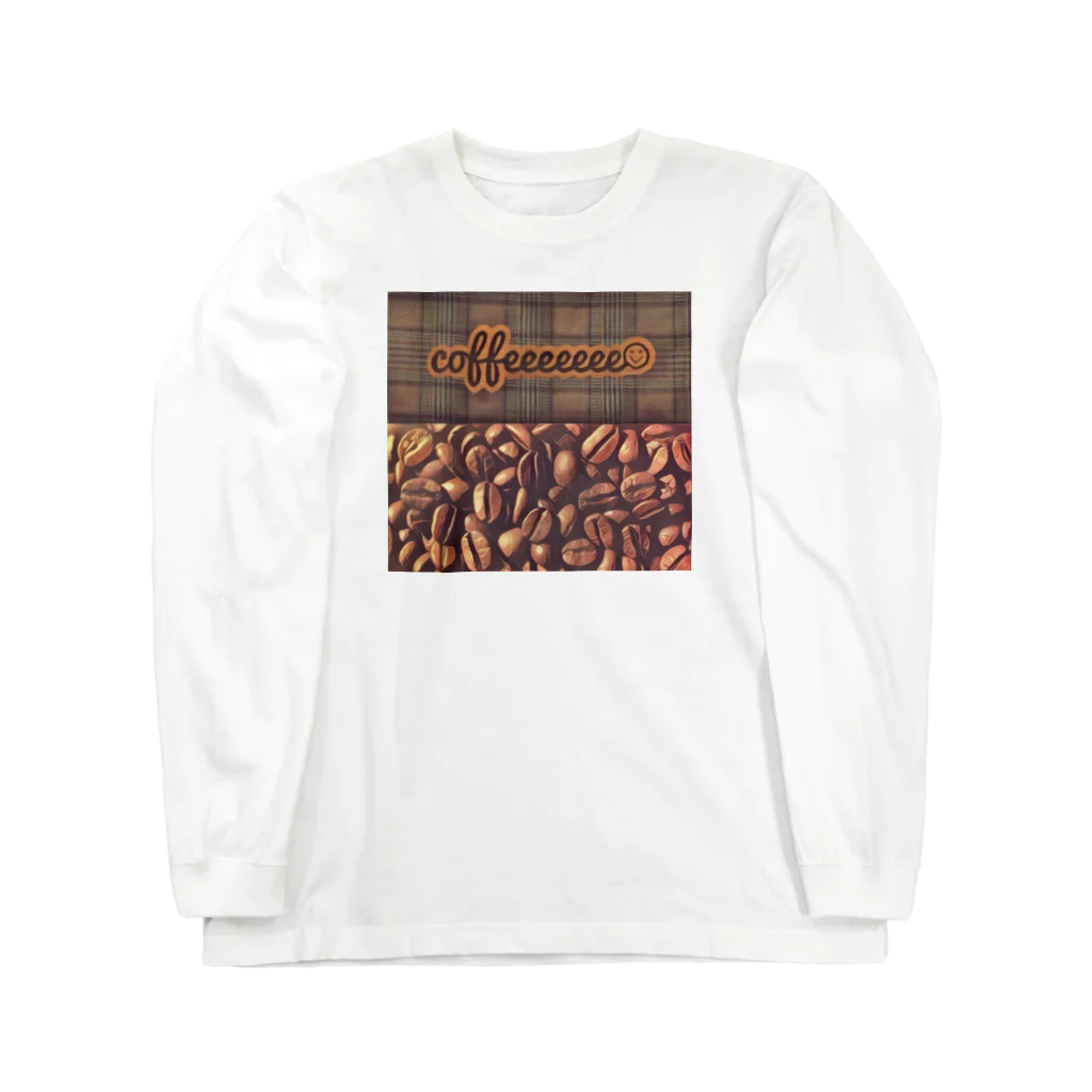 hitosaramonogatari＊shopのcoffeebeans Long Sleeve T-Shirt