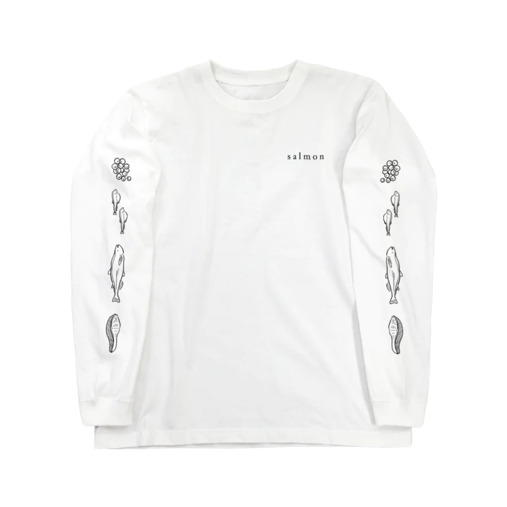 イノウエノイ の鮭 Long Sleeve T-Shirt
