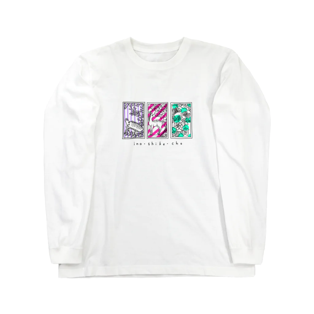 メグミックスのhanafuda Long Sleeve T-Shirt