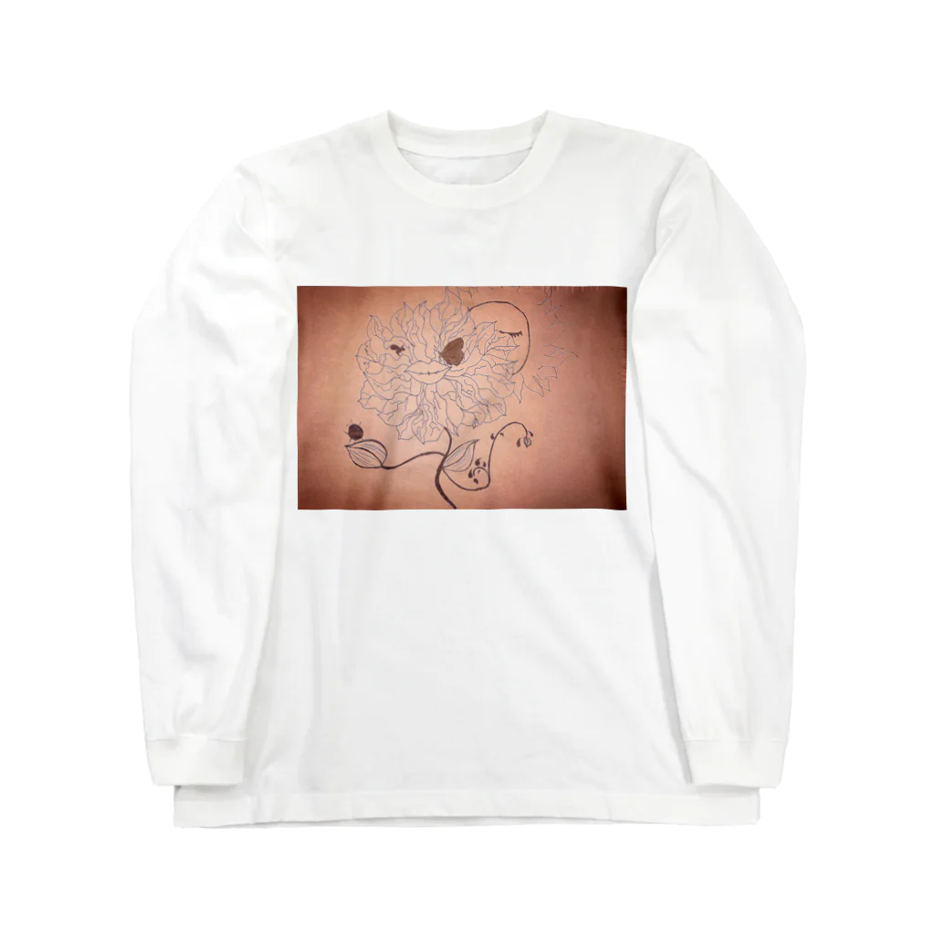 Ita-Karoのえ、食べる？食べない！？マダムフラワー Long Sleeve T-Shirt