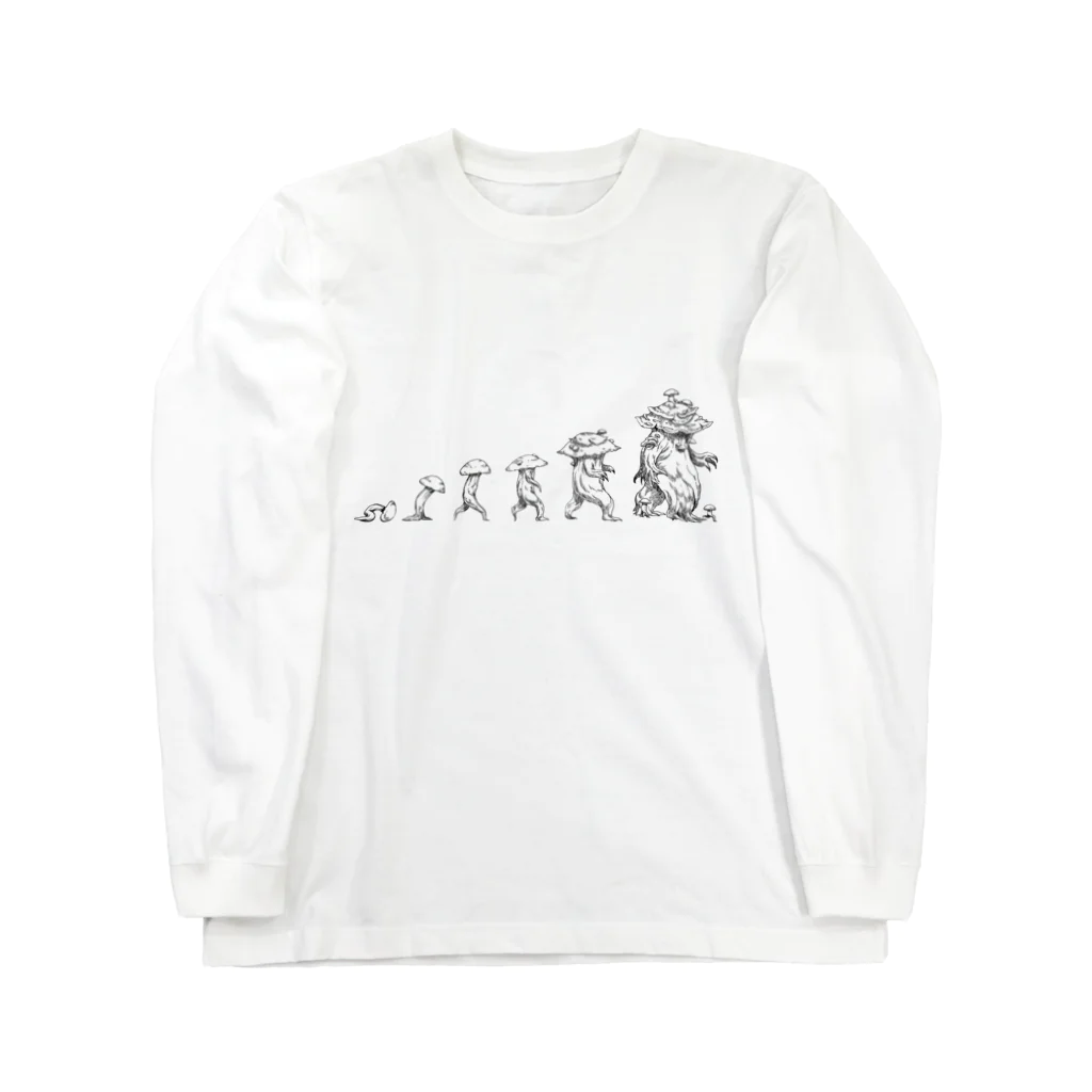 Nomutaのマタンゴ進化図A Long Sleeve T-Shirt