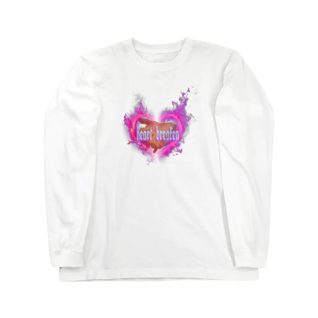 1killllll4uのheart broken ロングスリーブTシャツ