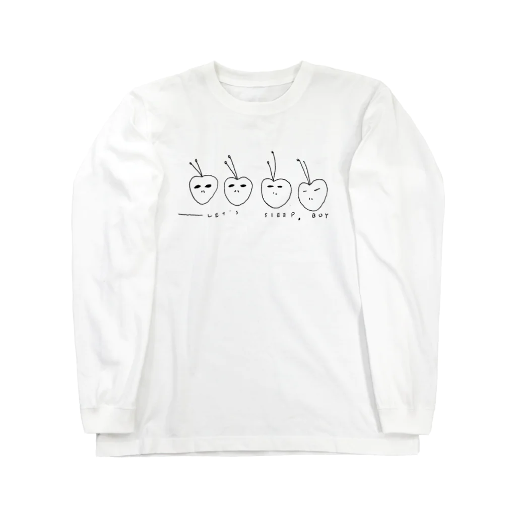 meforのLET'S SLEEP, BOY. Long Sleeve T-Shirt