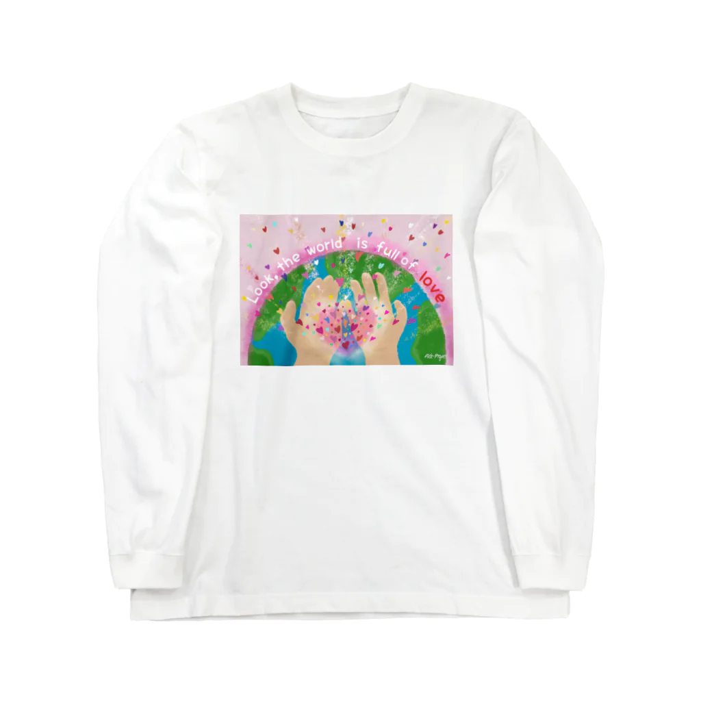 葵い空よりの溢れる愛 Long Sleeve T-Shirt