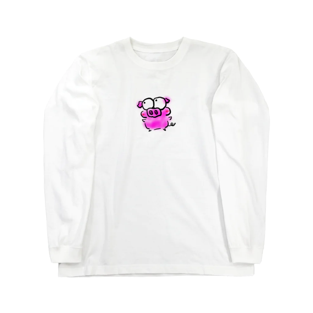 りさポンショップのブヒ君 Long Sleeve T-Shirt