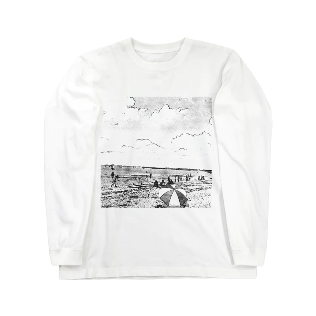 ELF-POKOの海岸 Long Sleeve T-Shirt