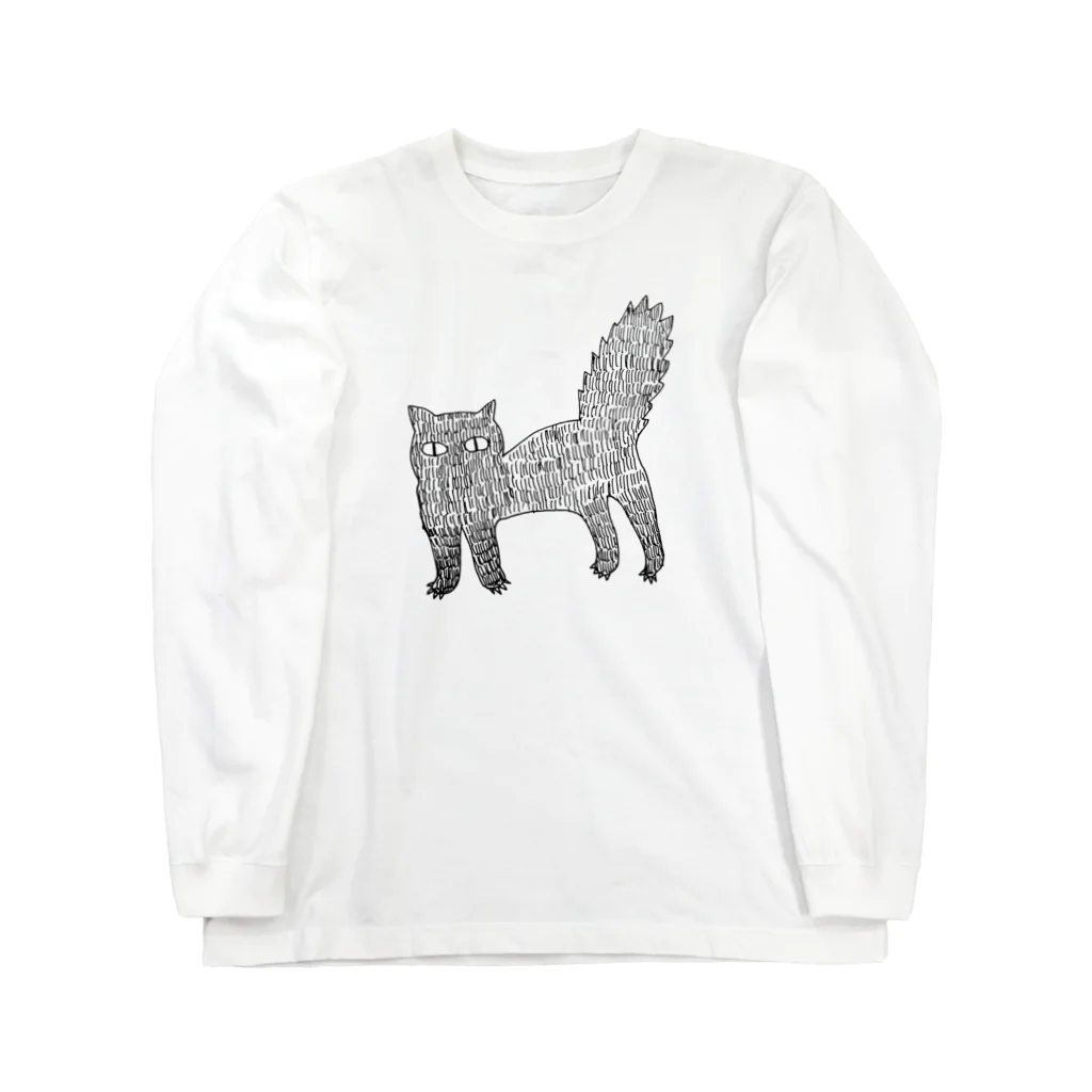 Kelfoy.のくろねこ ロングスリーブTシャツ