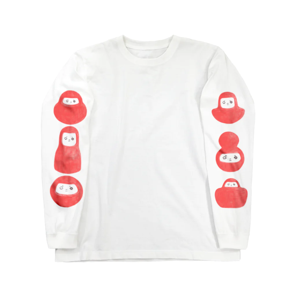 吉鹿のだるま Long Sleeve T-Shirt