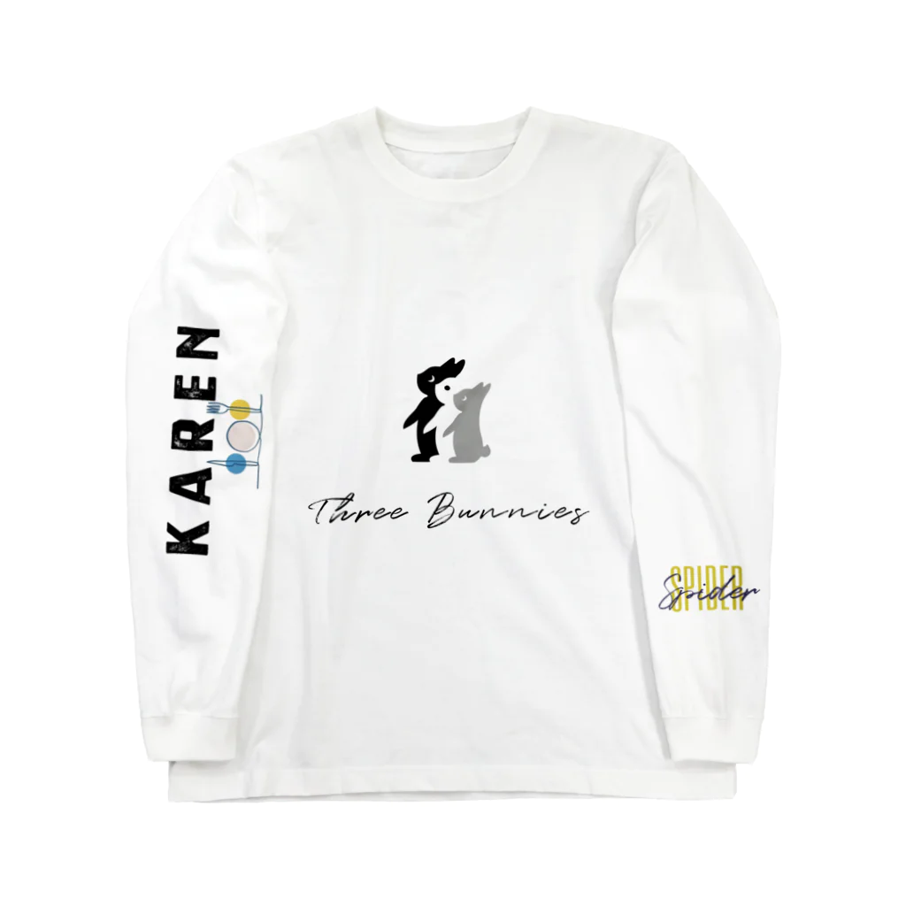 クモブランドのKarenコラボ Long Sleeve T-Shirt