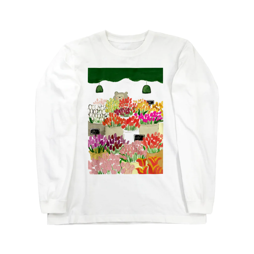 ももろ の花屋 ロングスリーブTシャツ