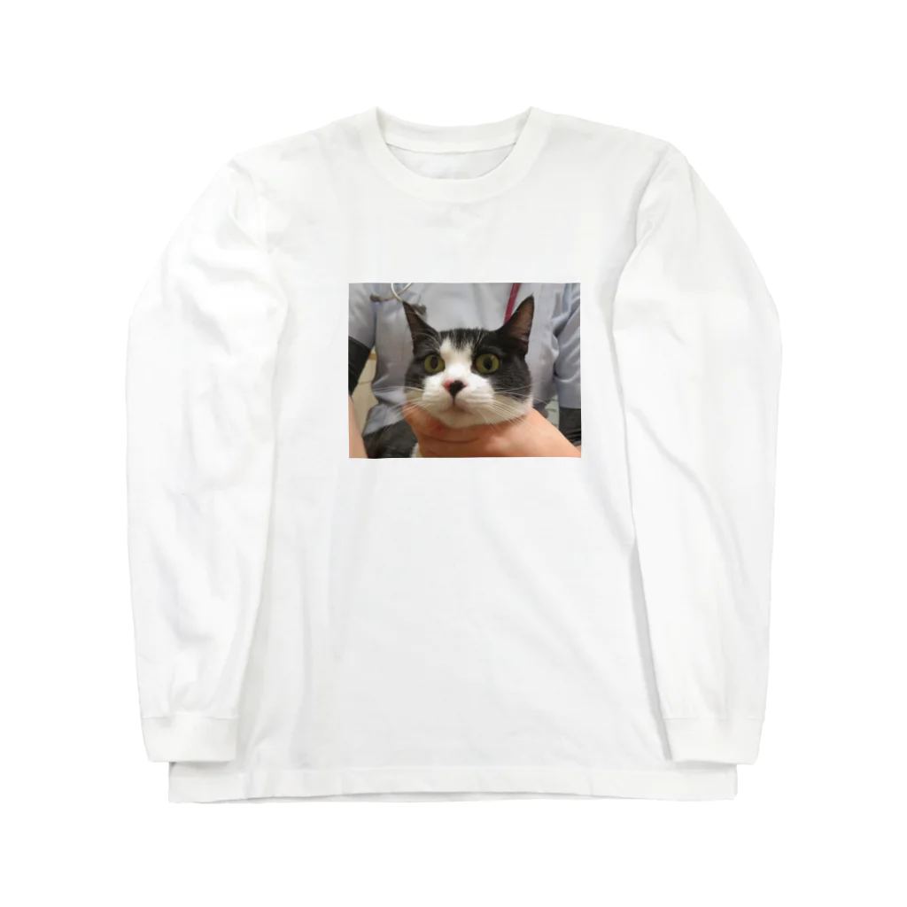 猫好きのはちわれ猫 Long Sleeve T-Shirt