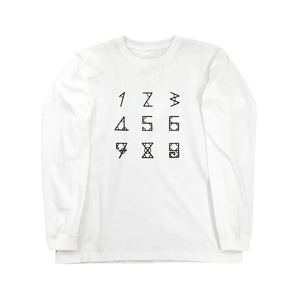 A2C COLLECTIONの数字起源 Long Sleeve T-Shirt