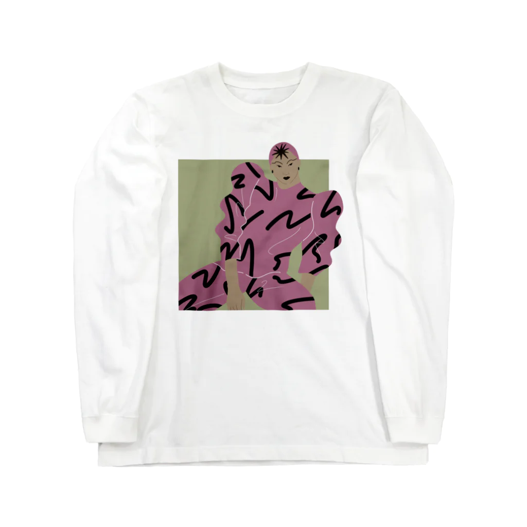 chabiのmodern girl Long Sleeve T-Shirt